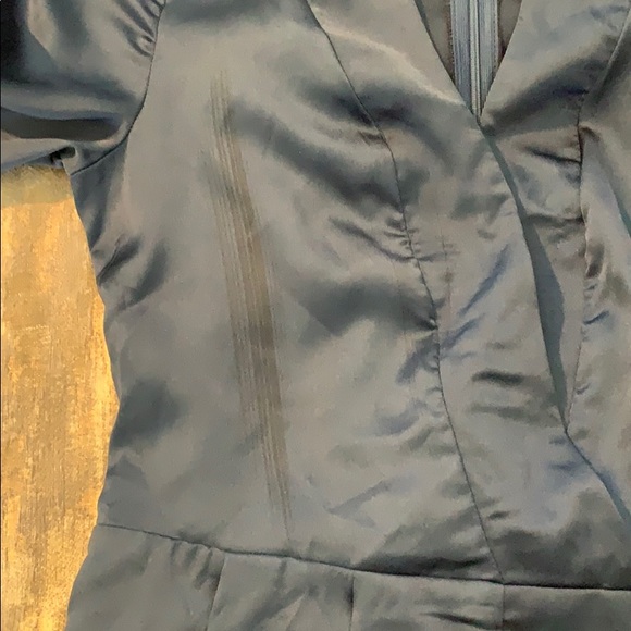 Small Navy Blue Short Romper w/ Back Zip - Picture 8 of 9